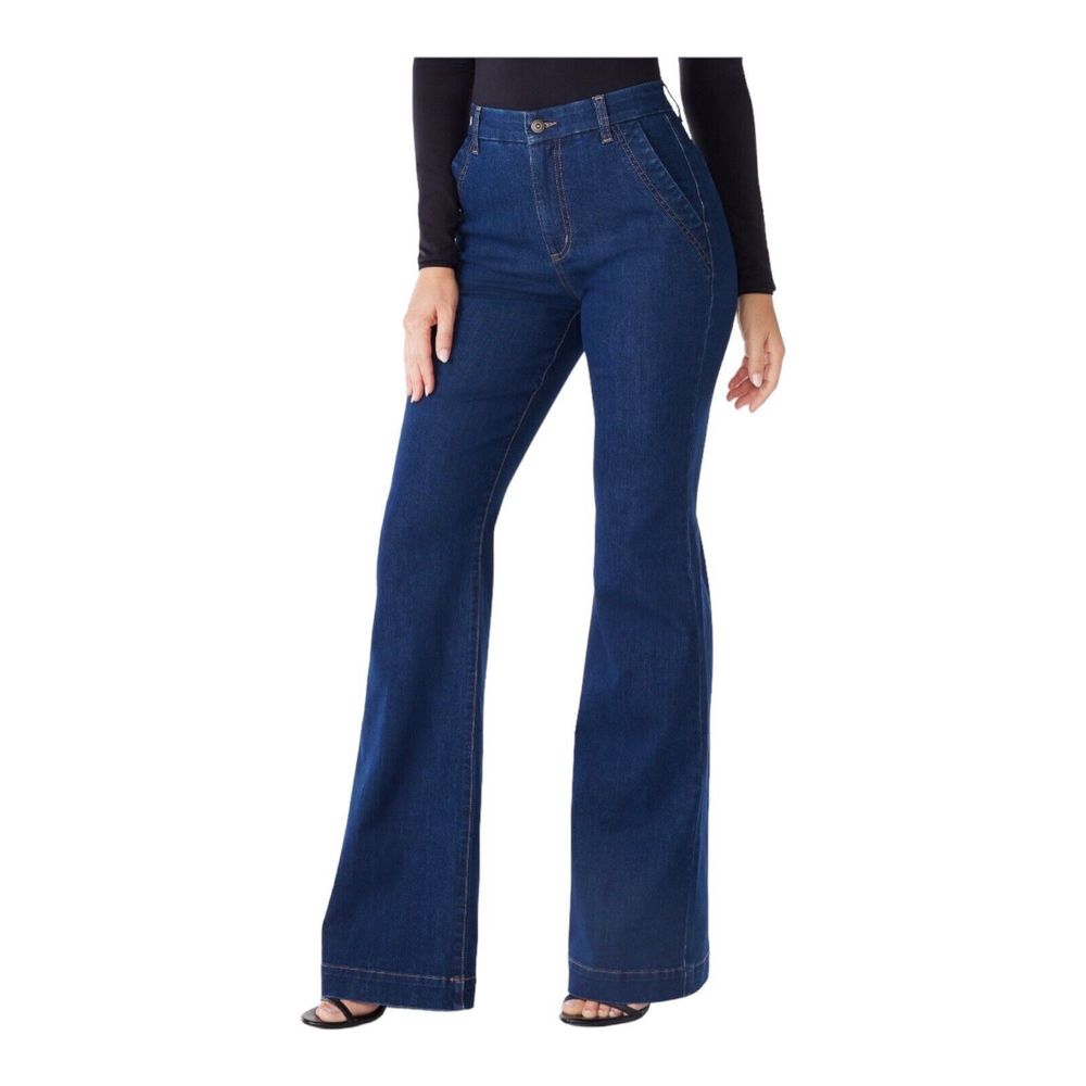 Sofia Jeans by Sofia Vergara Trouser Flare Various Size 16 Dark Wash Women NWT - Picture 10 of 13